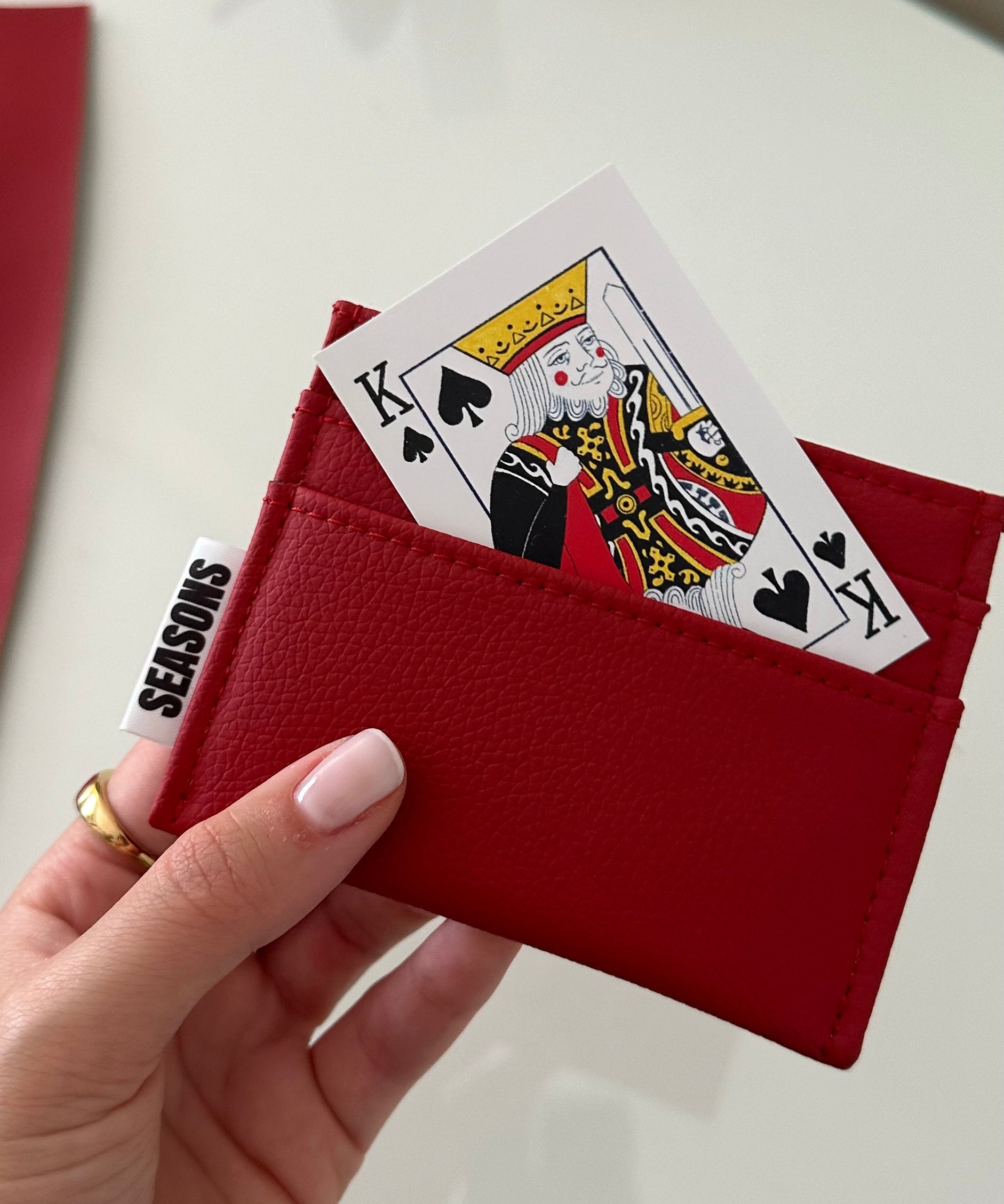 Red Cardholder